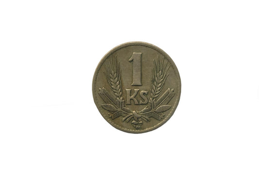 1945 1 Koruna Slovenský Štát, Krásny stav.