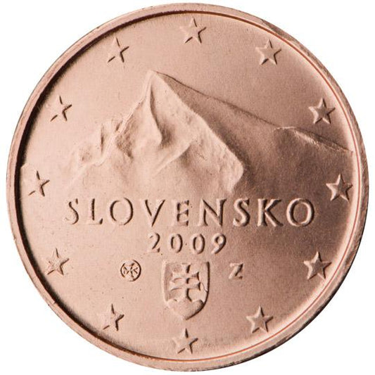 2010 2 cent Slovensko UNC